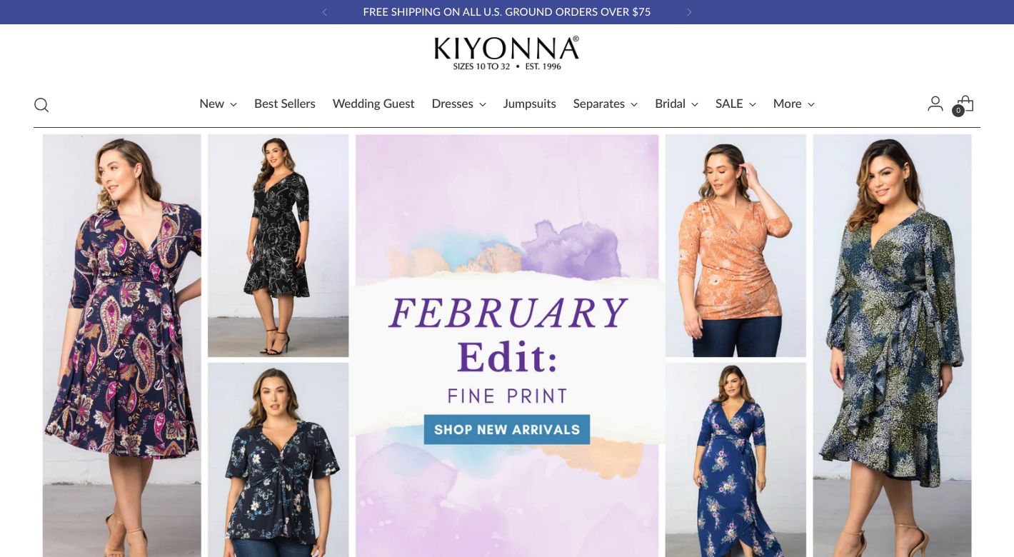 Kiyonna Clothing Website