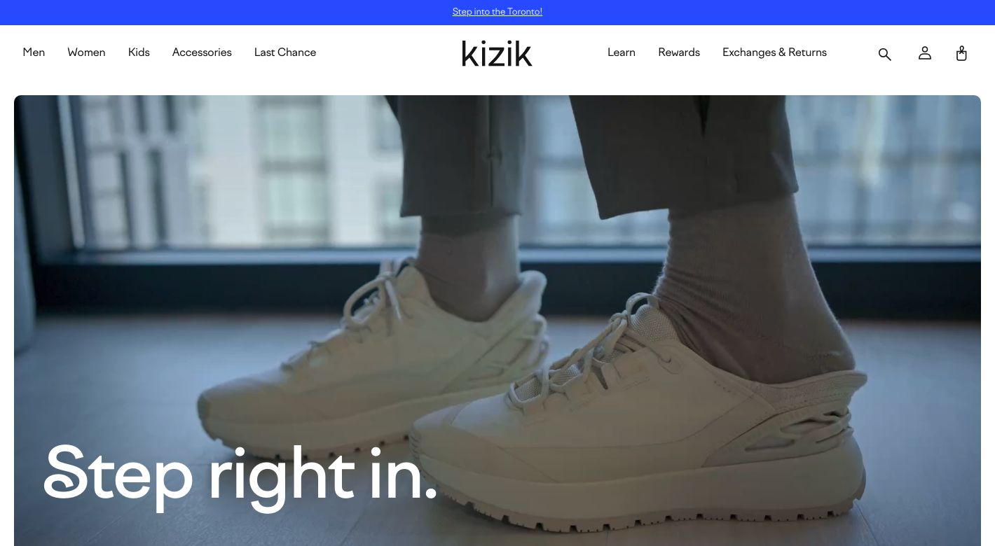 Kizik Website