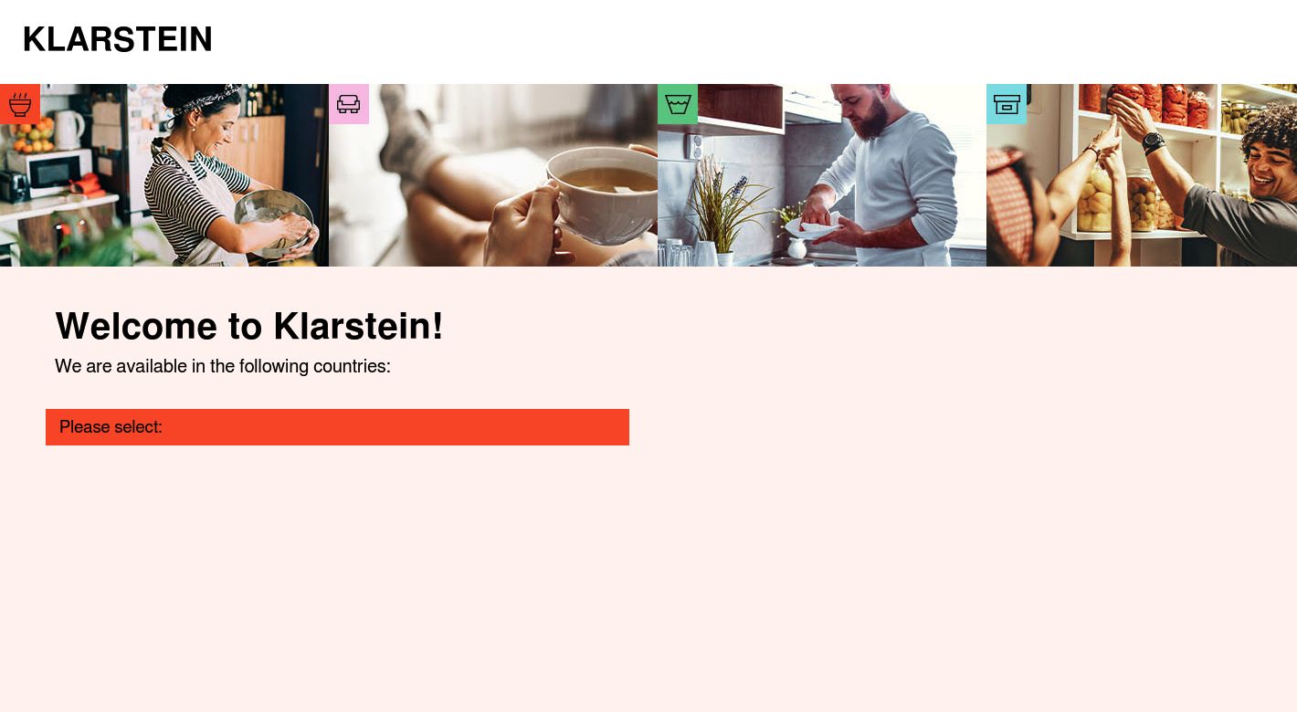 Klarstein Website