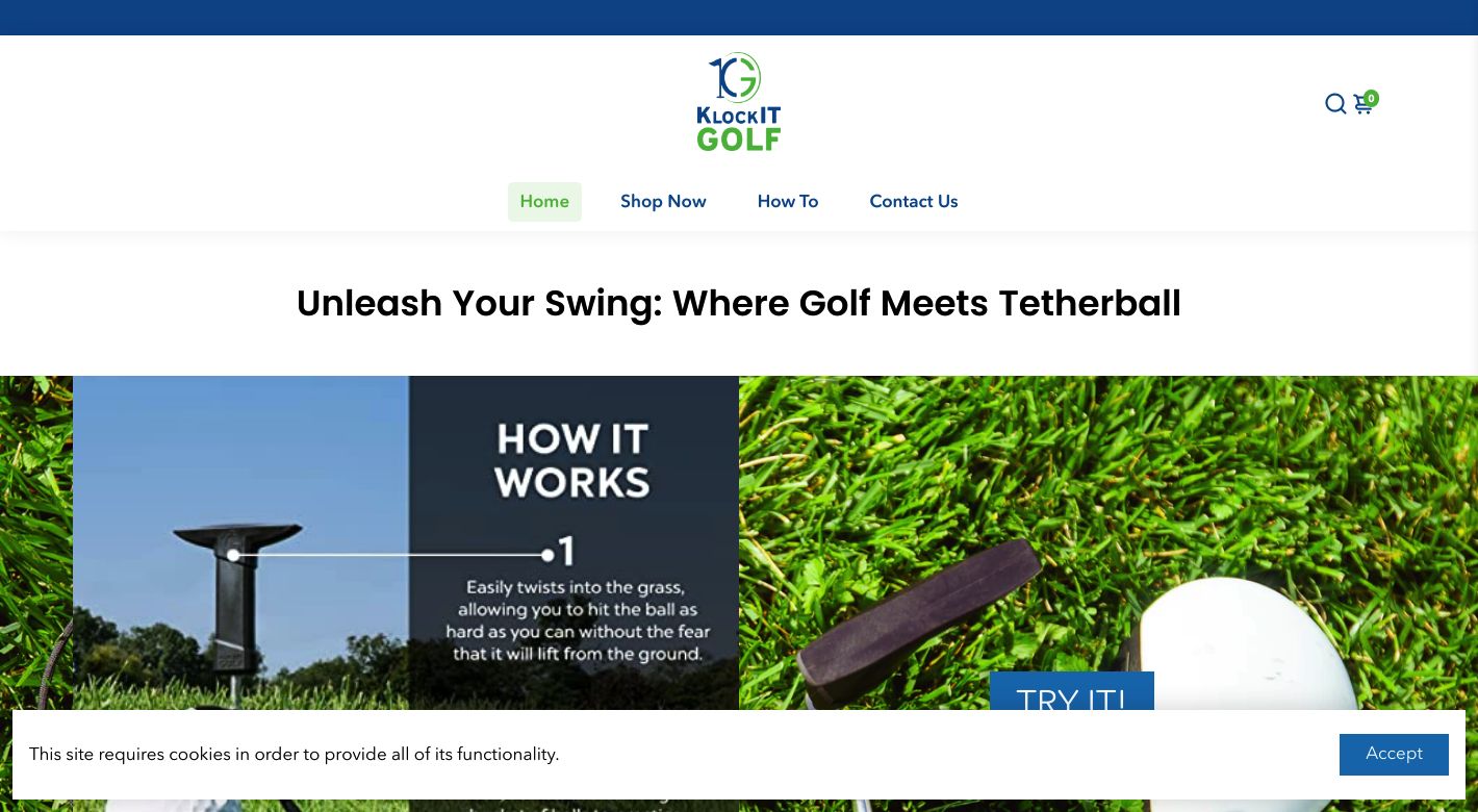 Klockitgolf Website