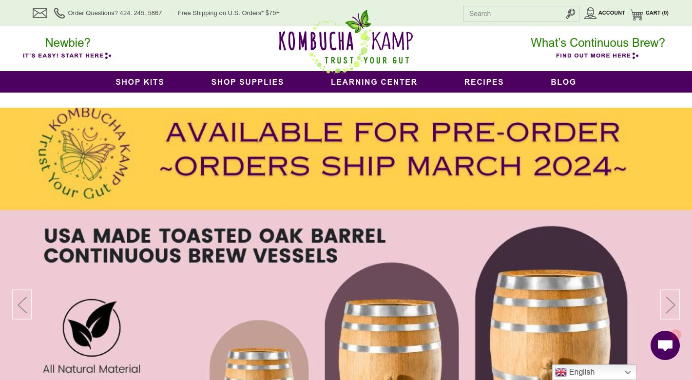 Kombucha Kamp Website