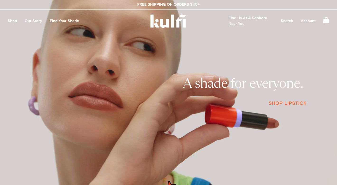 Kulfi Beauty Website