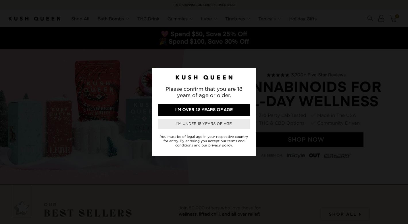 Kush Queen Website