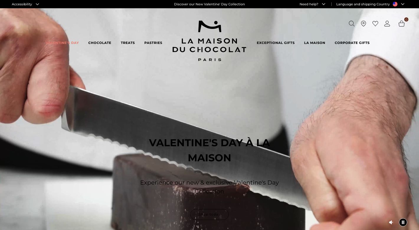 La Maison Du Chocolat Website