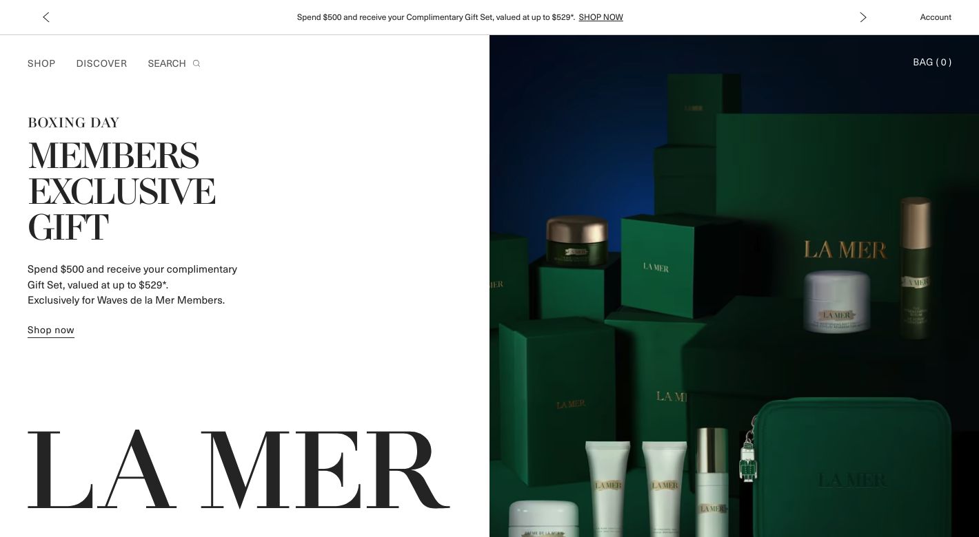 LA MER Website