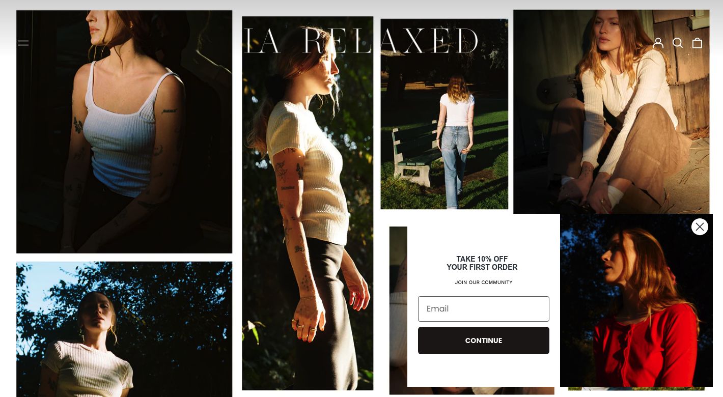 LA RELAXED Website