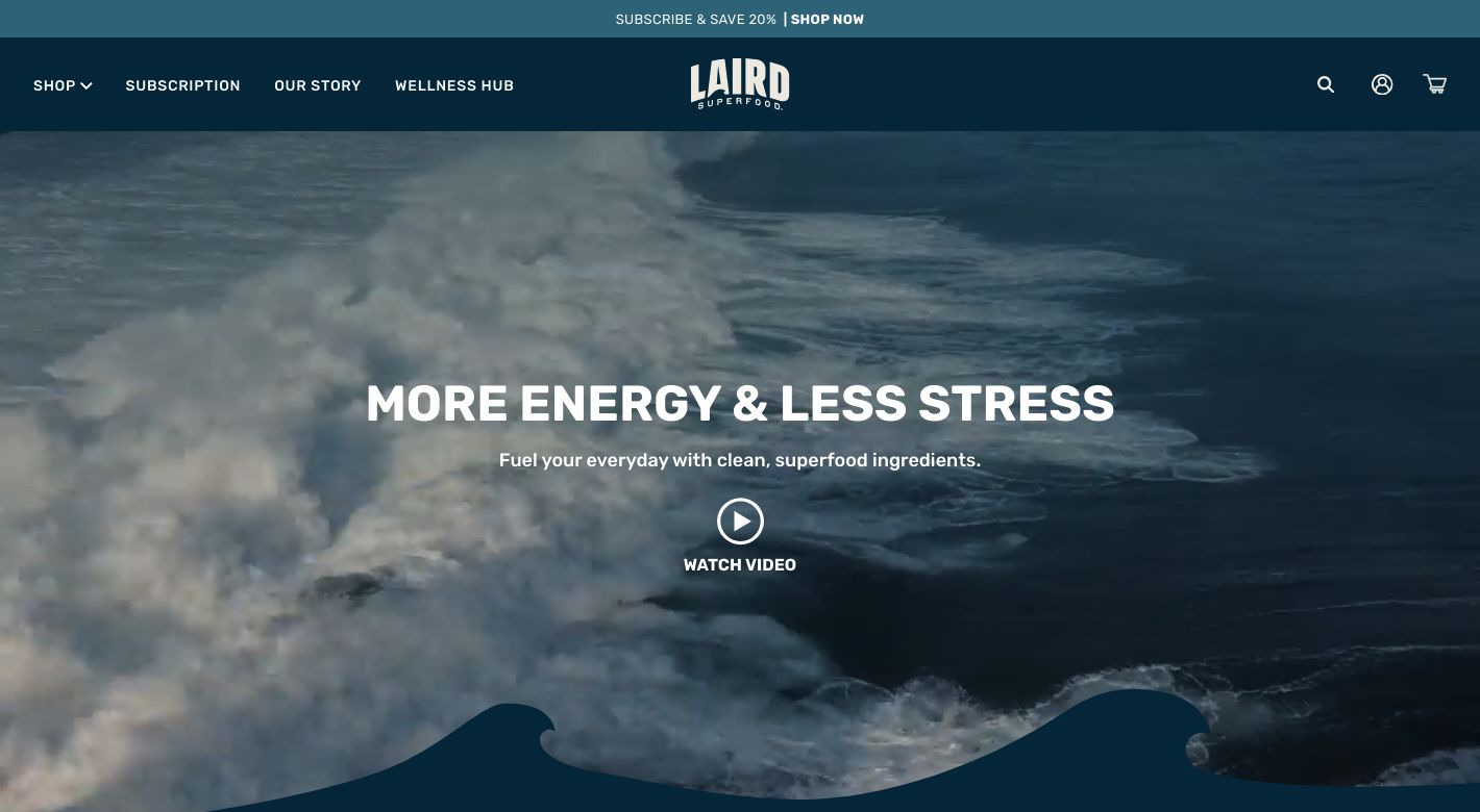 Laird Superfood Website