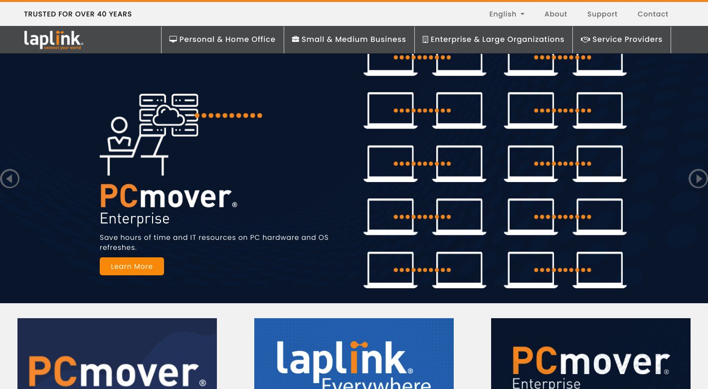 Laplink Website
