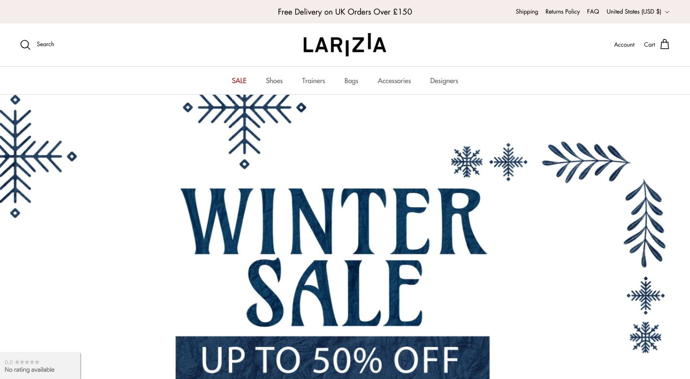 Larizia Website