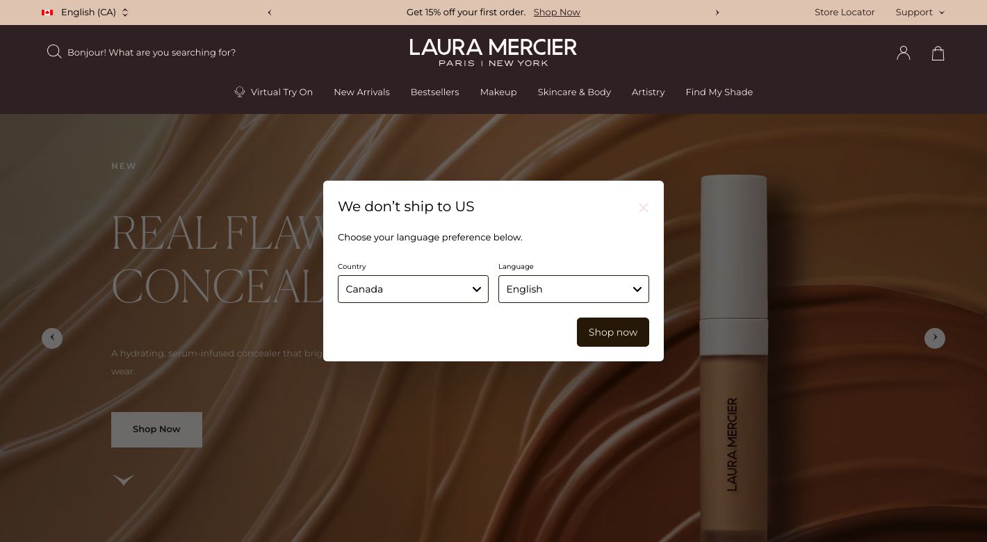 Laura Mercier Website