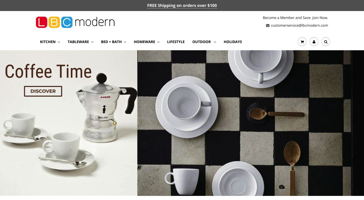 LBC Modern Website