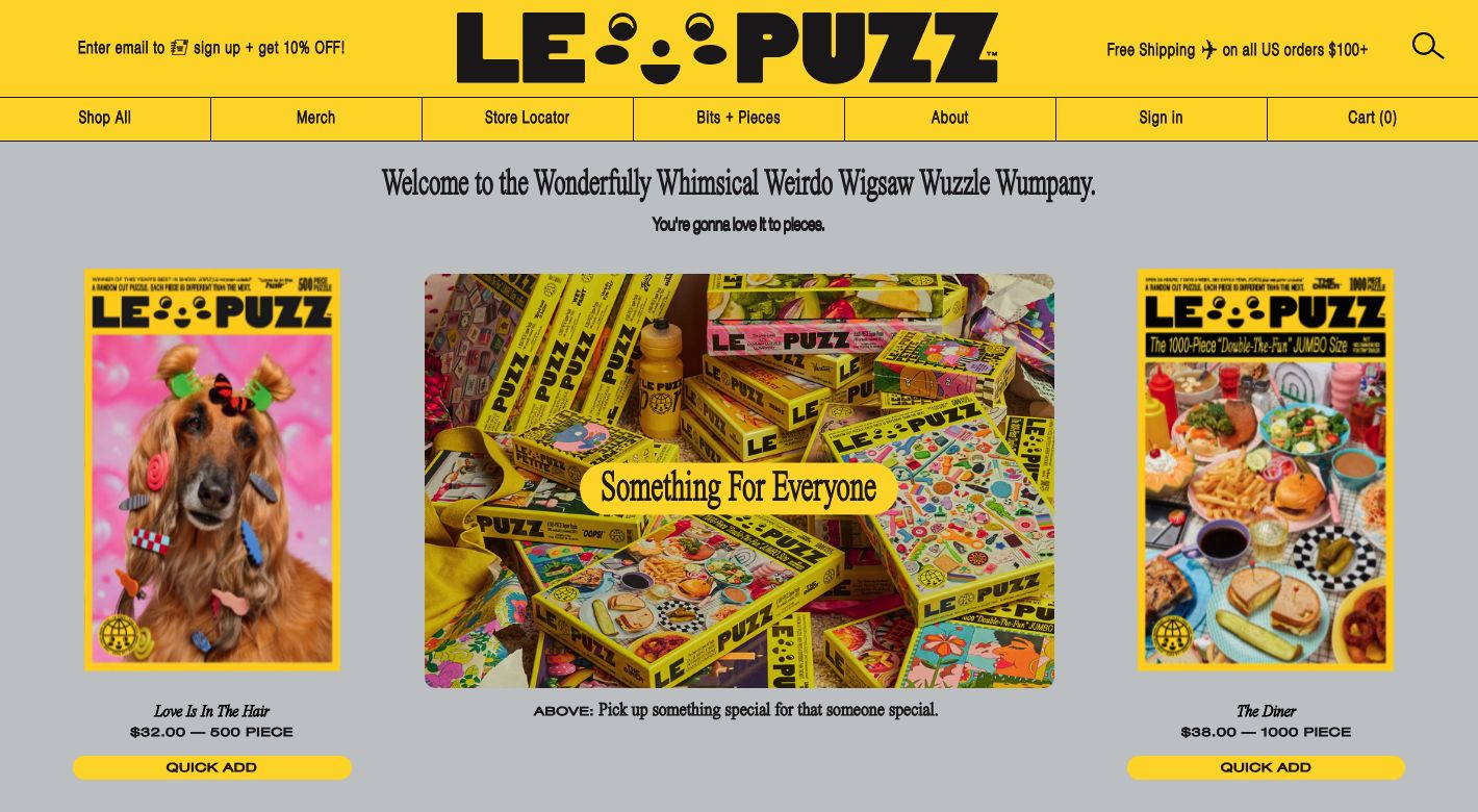 Le Puzz Website