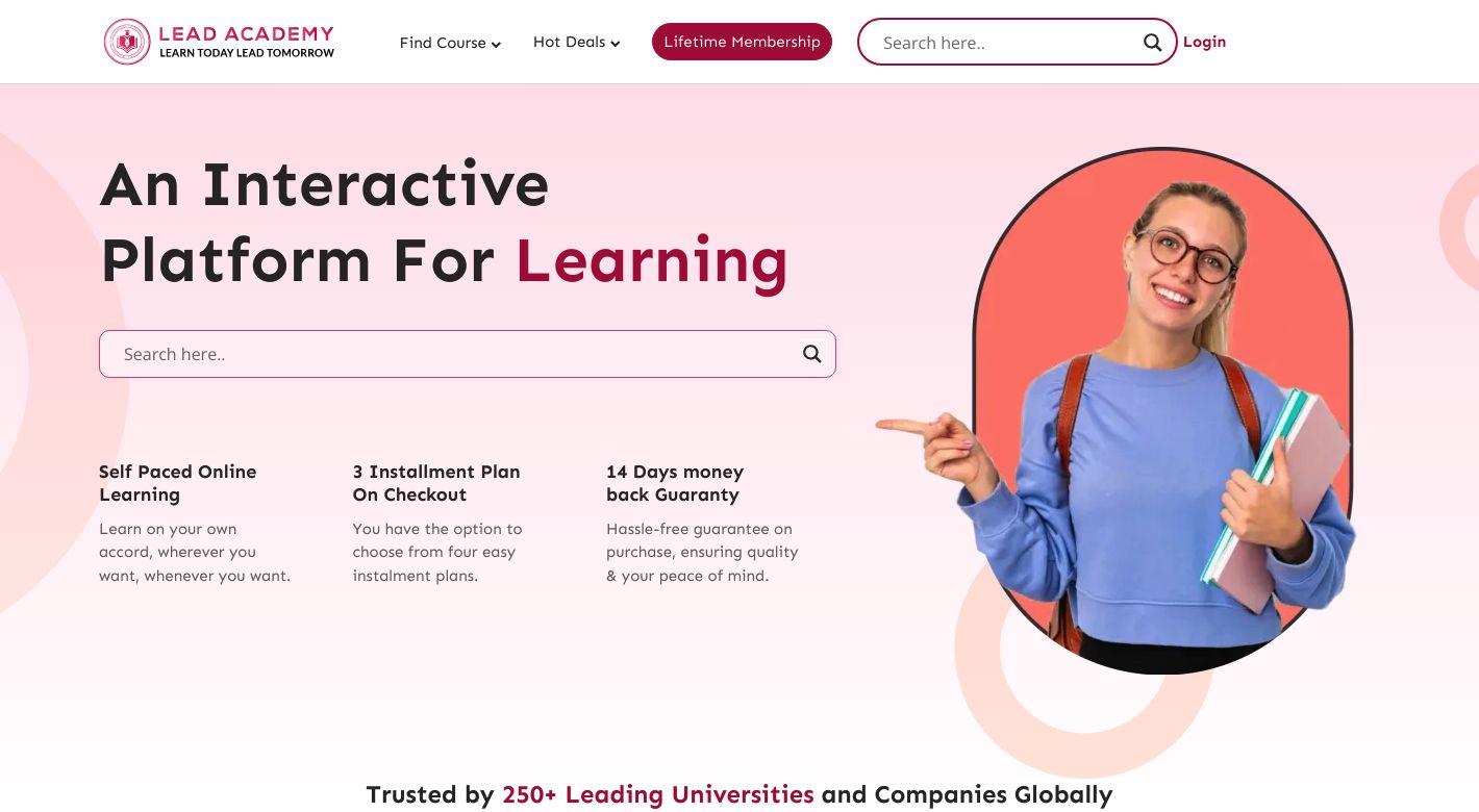 Lead Academy Website