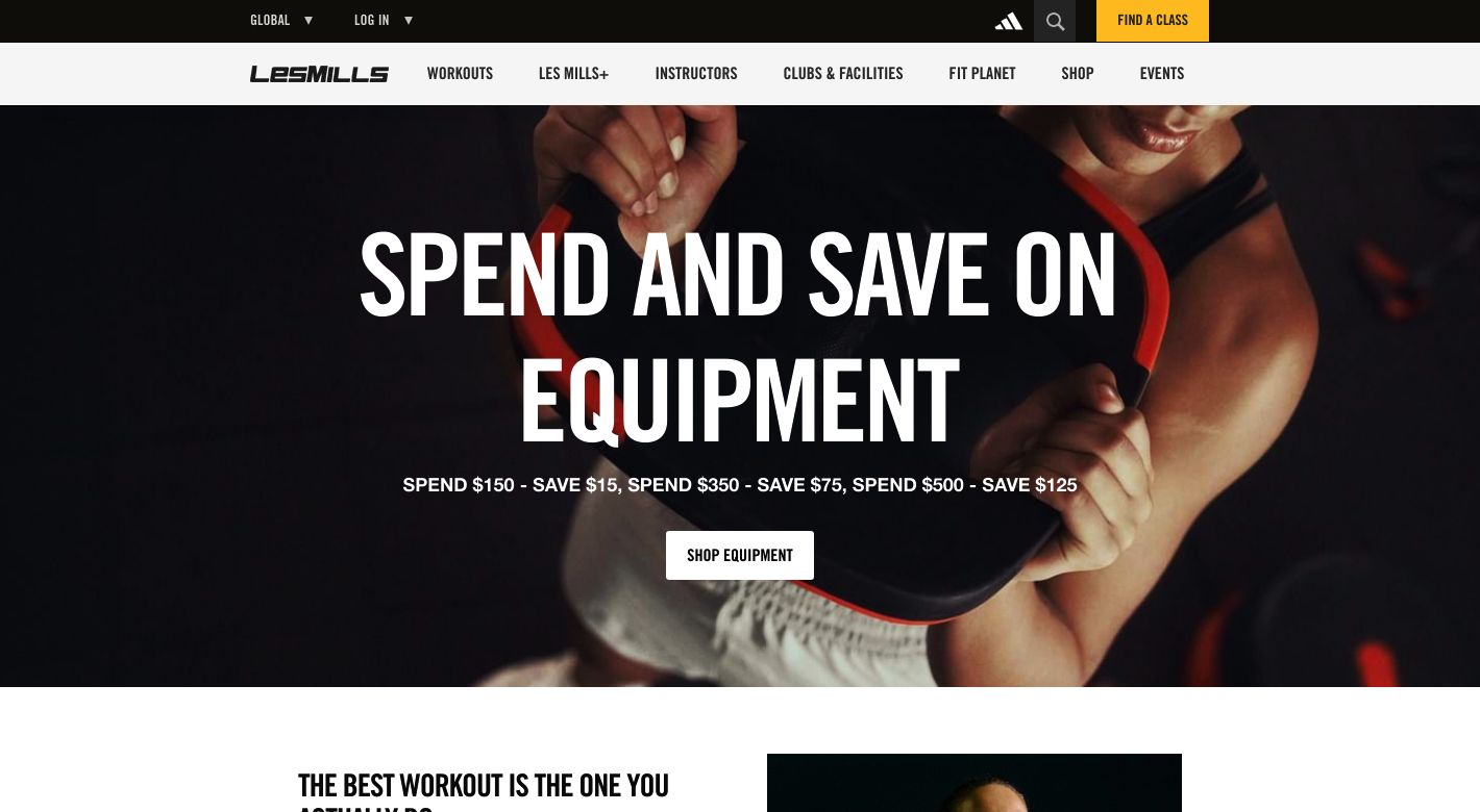 Les Mills Website