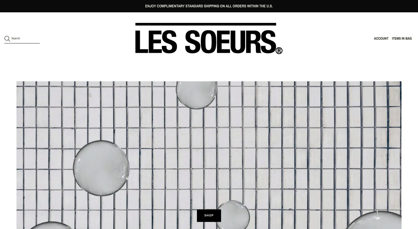 Les Soeurs Website