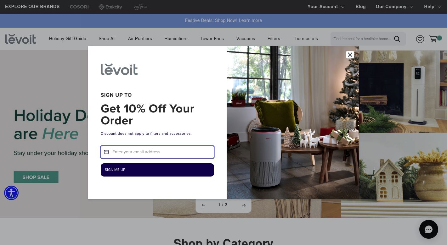 Levoit Website