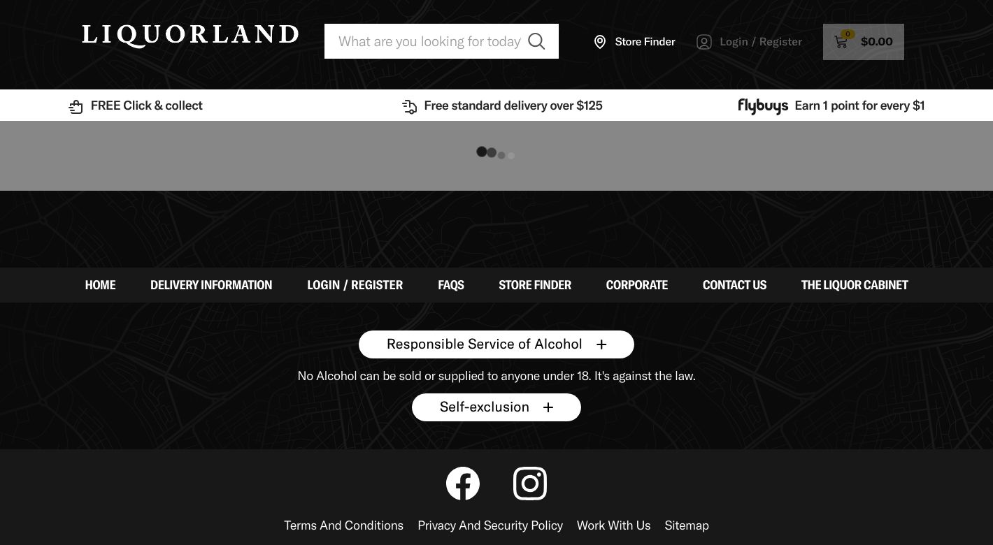 Liquorland Website