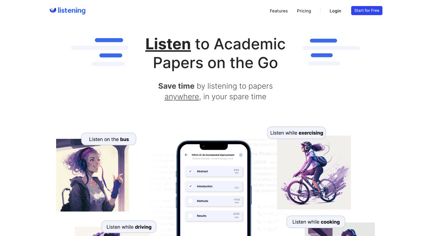 Listening.io Website