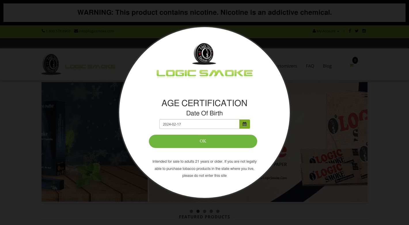 Logic Smoke. Website