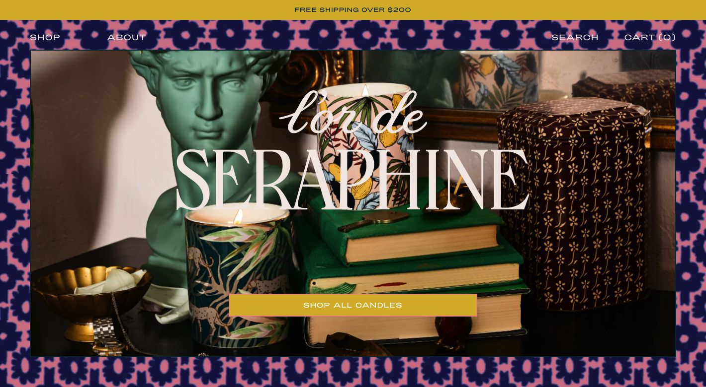 L'or de Seraphine Website