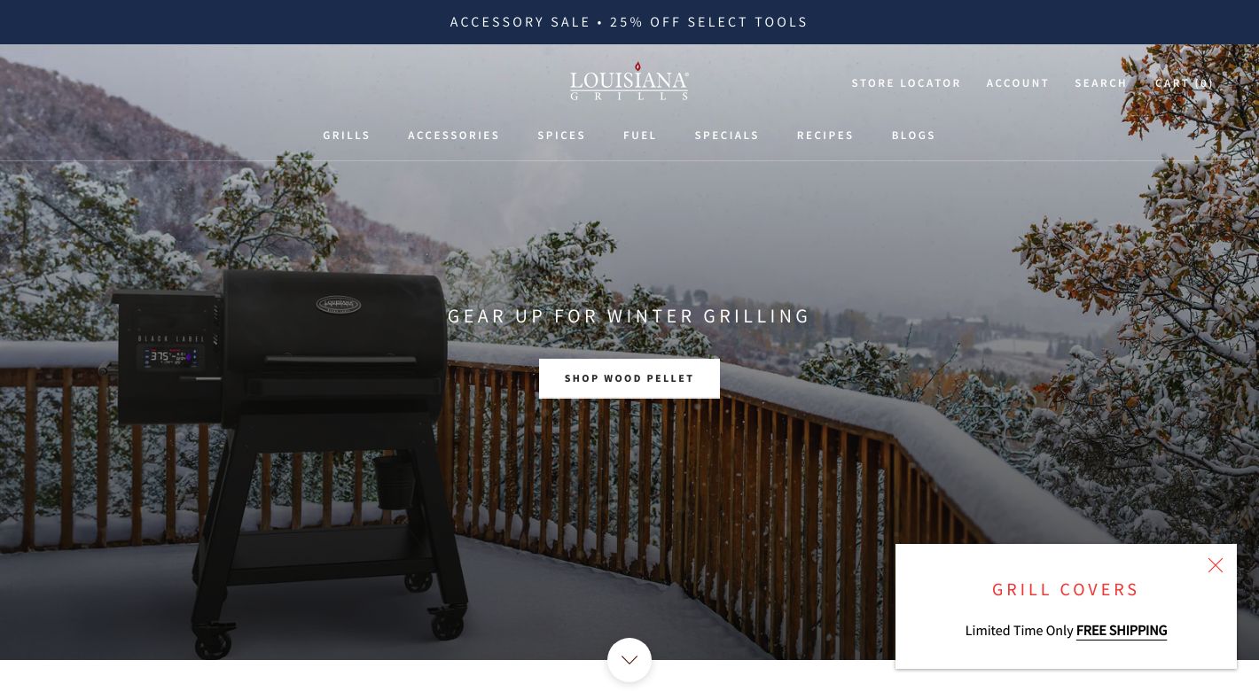 Louisiana Grills Website