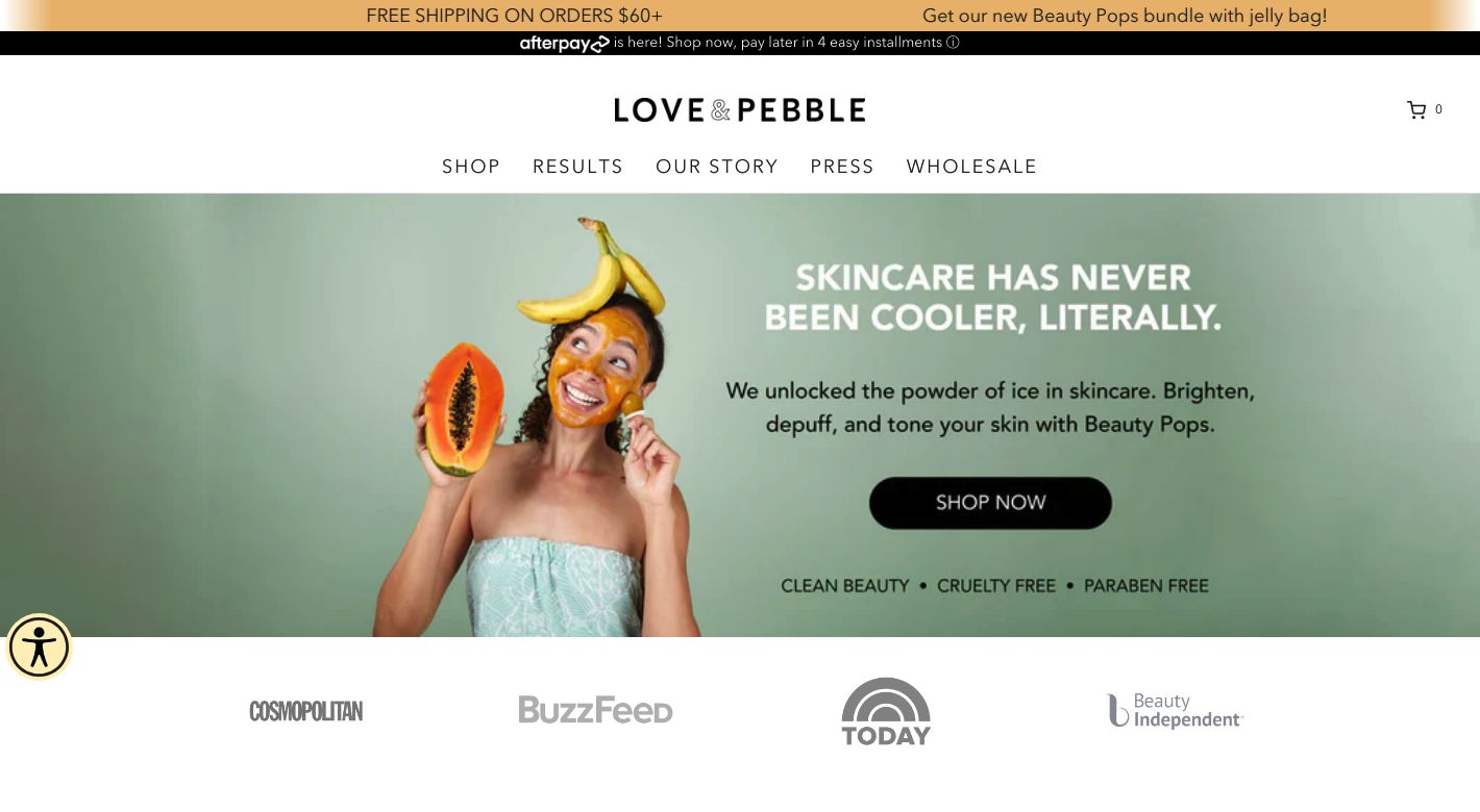 Love & Pebble Website