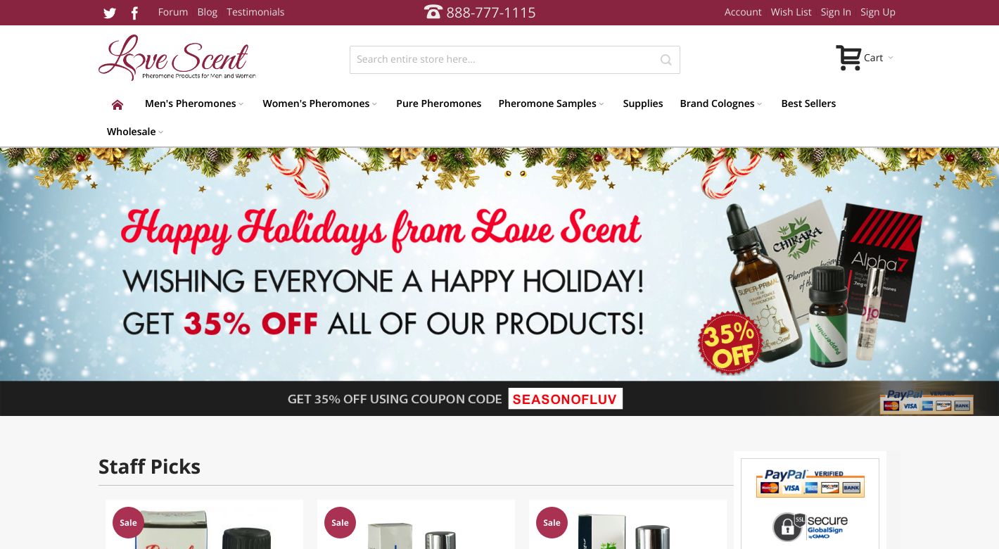 Love Scent Pheromone Website