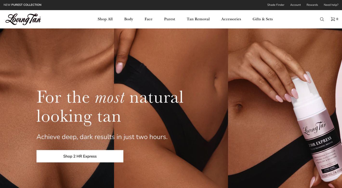 Loving Tan Website