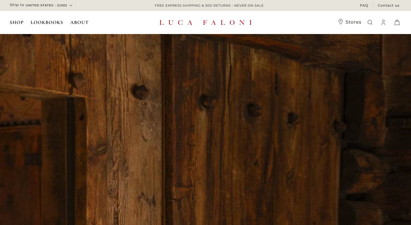 Luca Faloni Website
