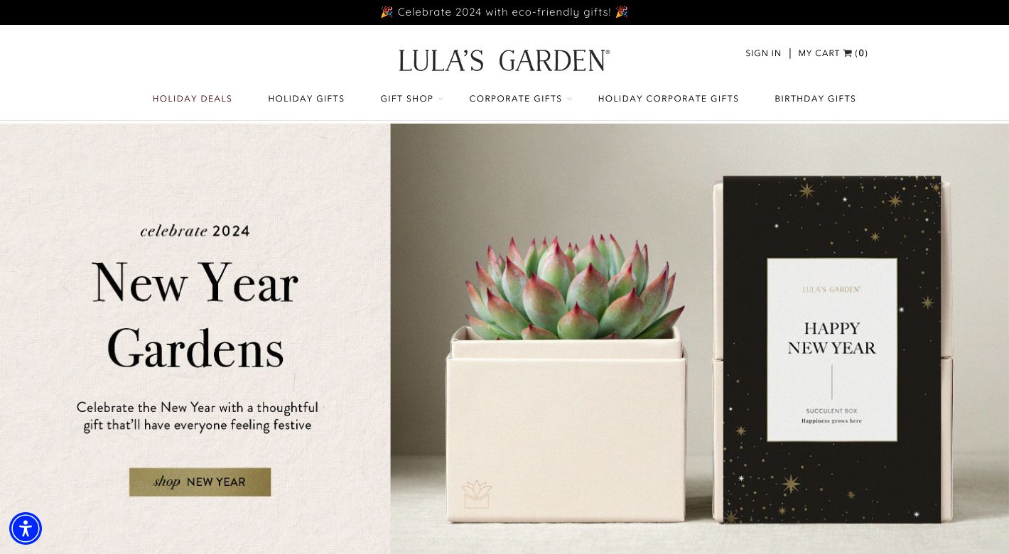 Lula's Garden Website