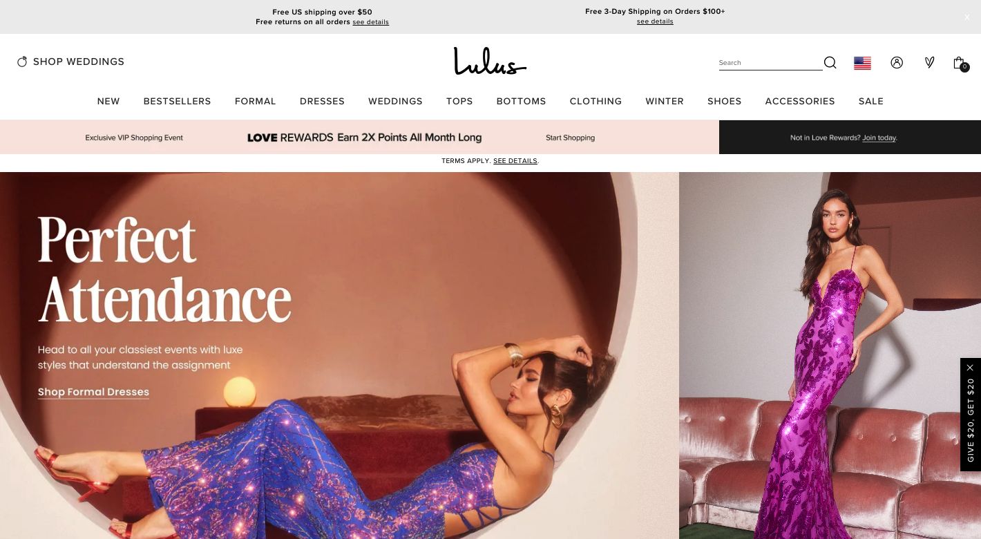 Lulus Website