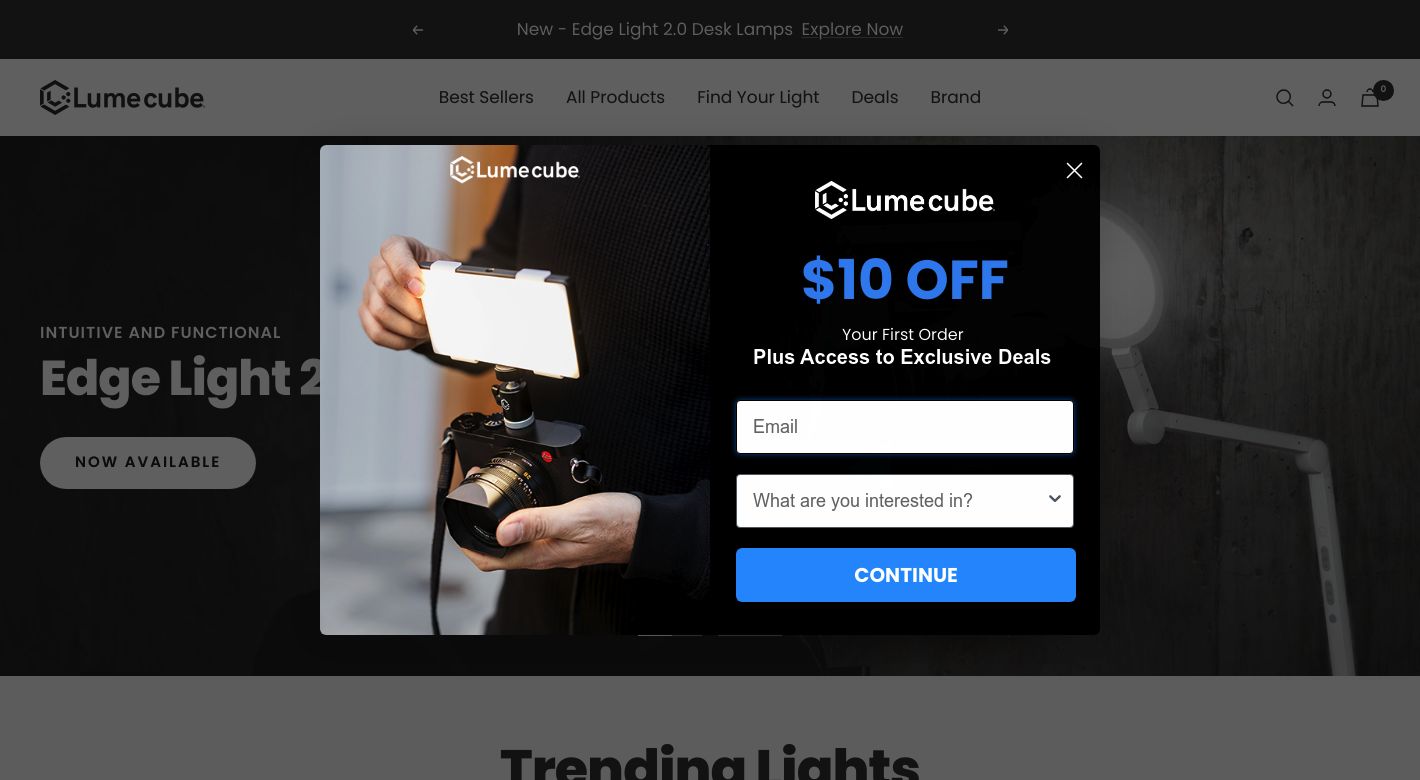 Lume Cube Website