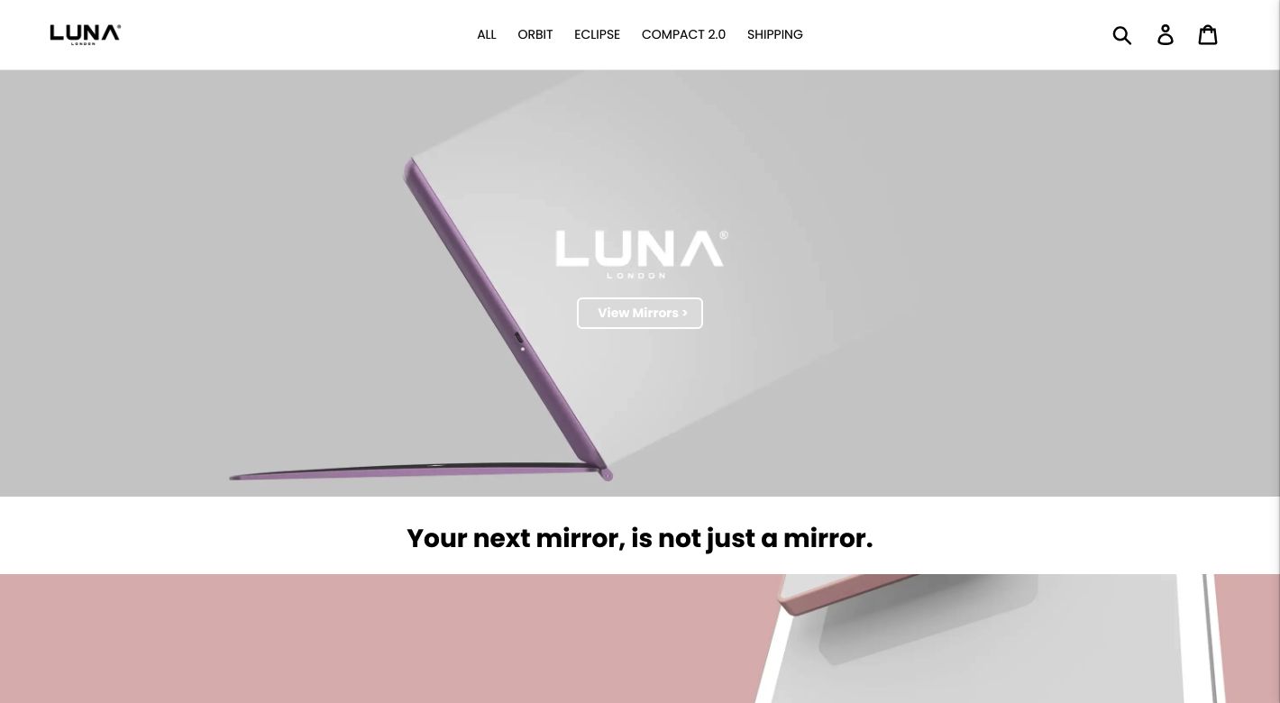 LUNA London Website