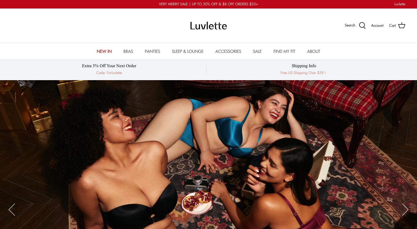 Luvlette Website