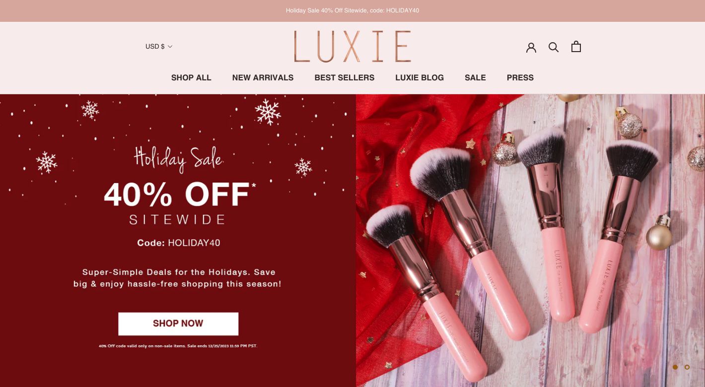 Luxie Website