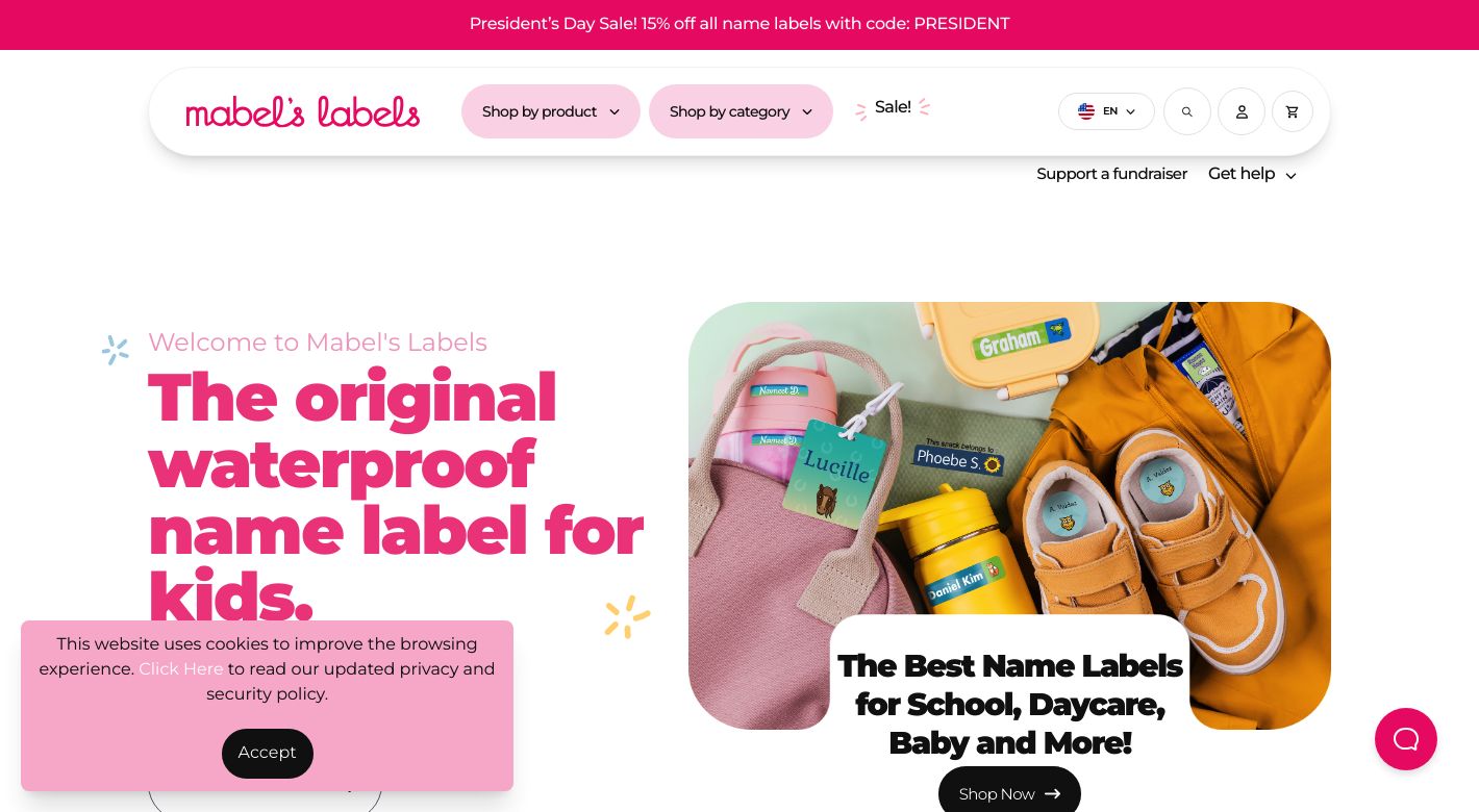 Mabel's Labels Website