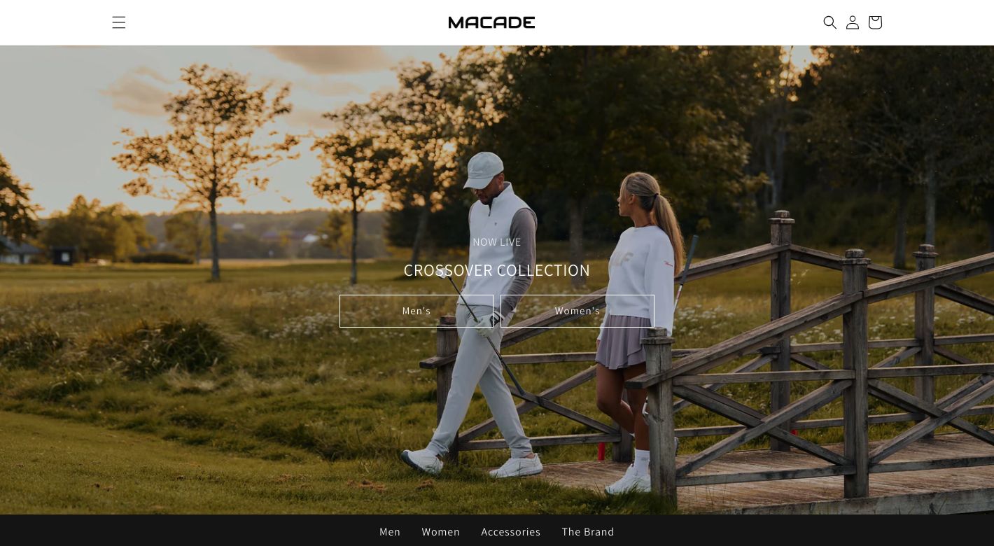 Macade Golf Website