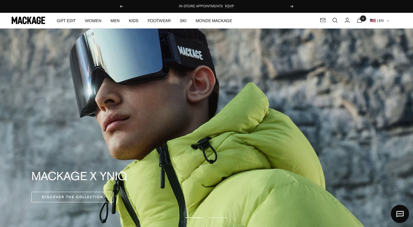 Mackage / SOIA & KYO Website