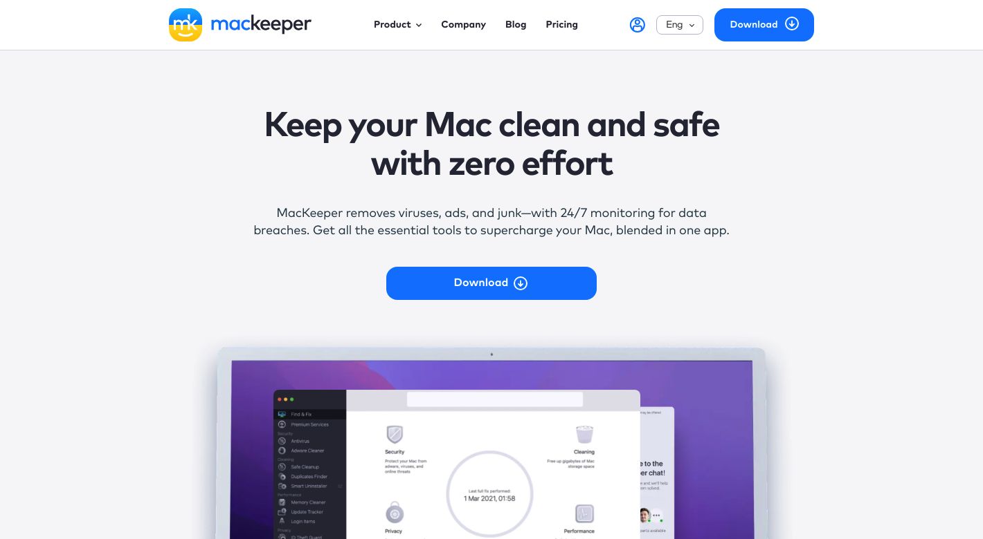 MacKeeper Website