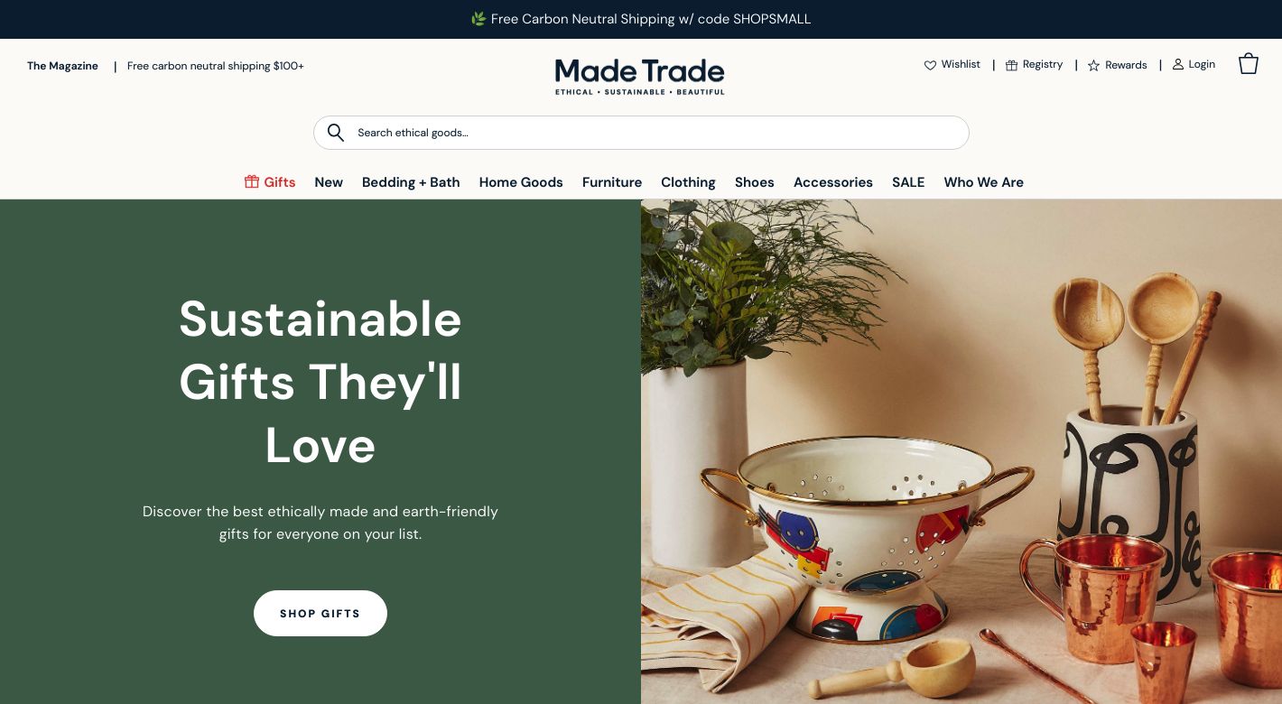 Made Trade Website