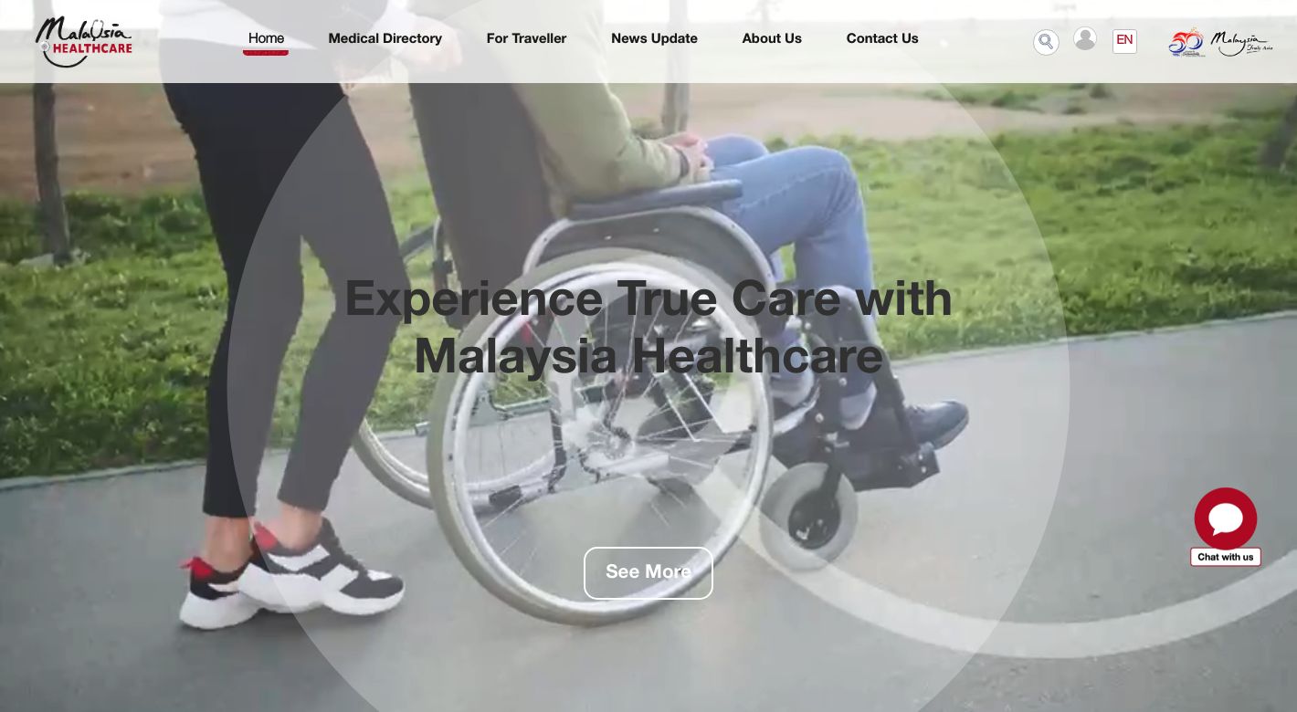 Malaysia Healthcare Travel Council Website