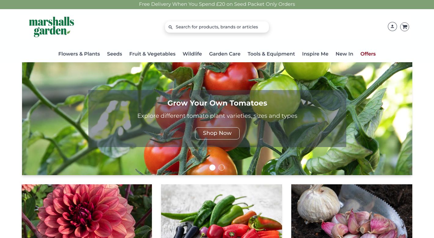 Marshalls Garden Website
