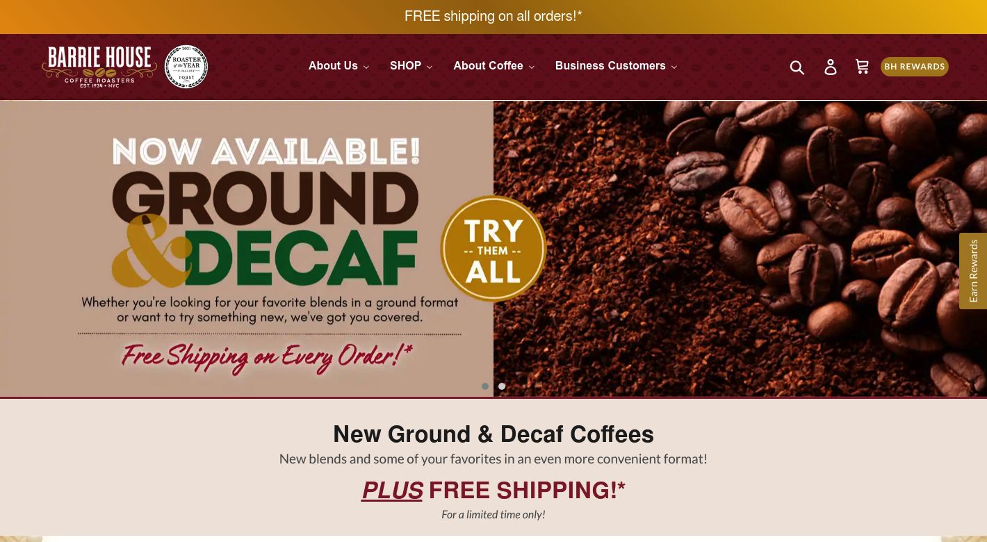 Martha Stewart Coffee Website