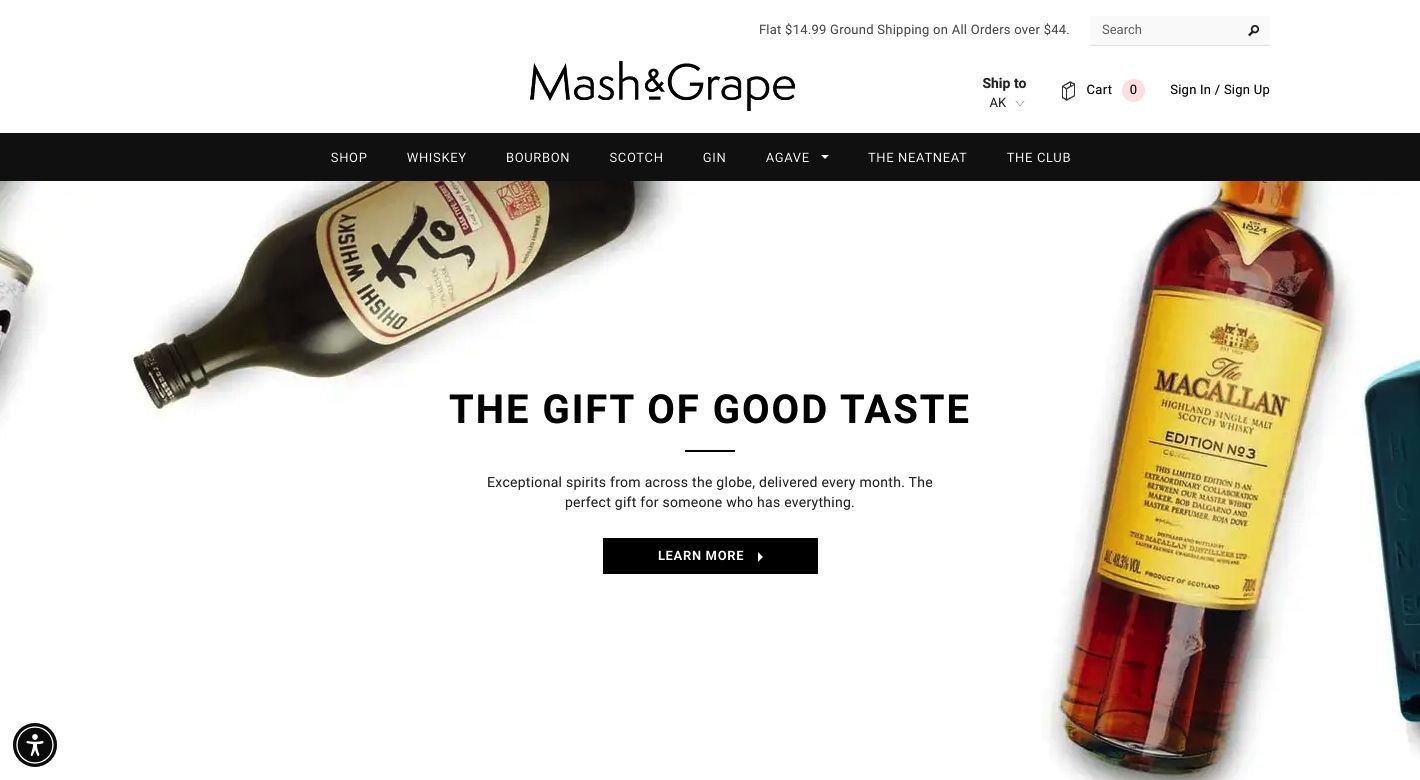 Mash&Grape Website