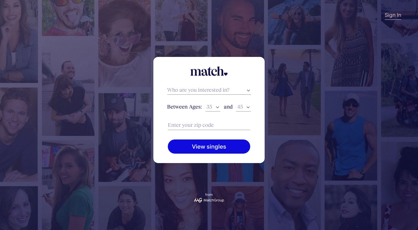 Match.com Website