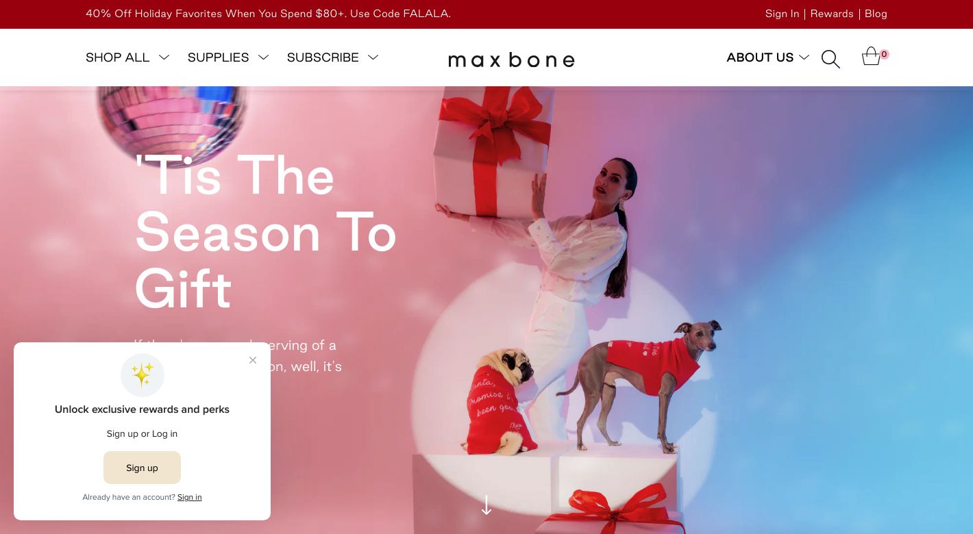 maxbone Website