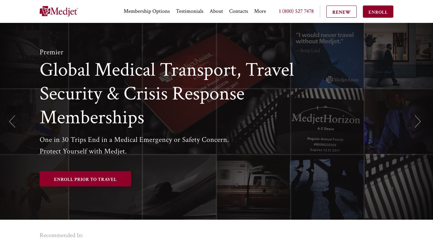 Medjet Website