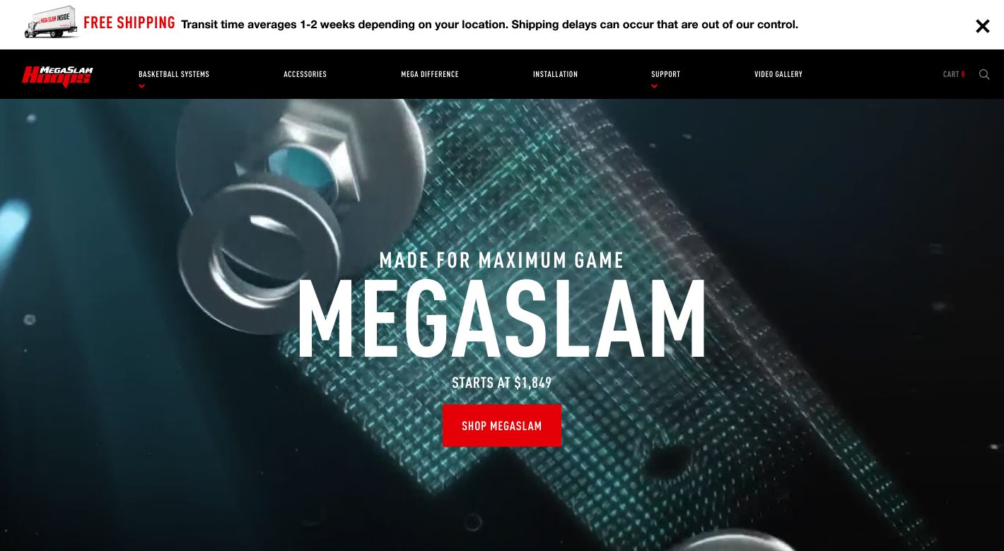 Mega Slam Hoops Website