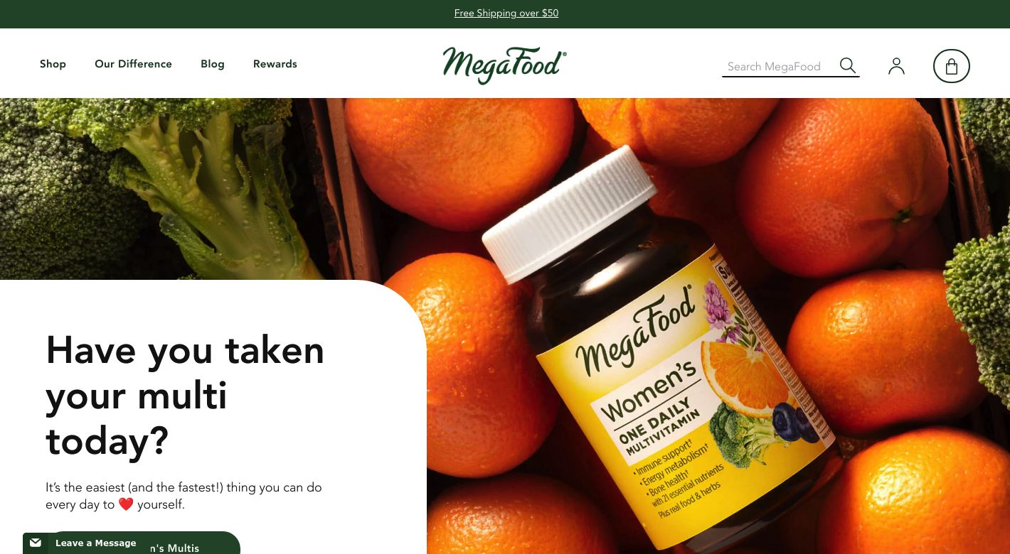 MegaFood Website