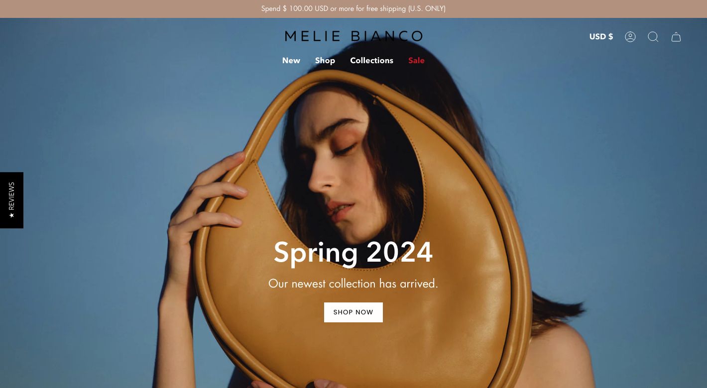 Melie Bianco Website